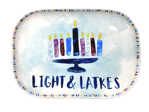 Tampa Hanukkah Light & Latkes Platter