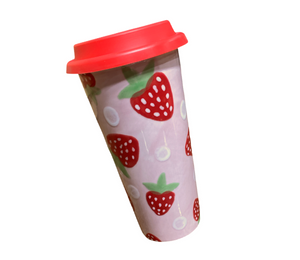 Tampa Strawberry Travel Mug
