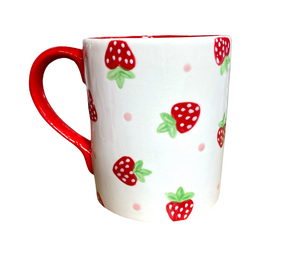 Tampa Strawberry Dot Mug