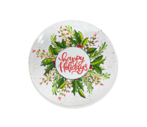 Tampa Holiday Wreath Plate