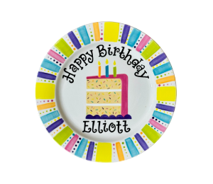 Tampa Birthday Cake Plate